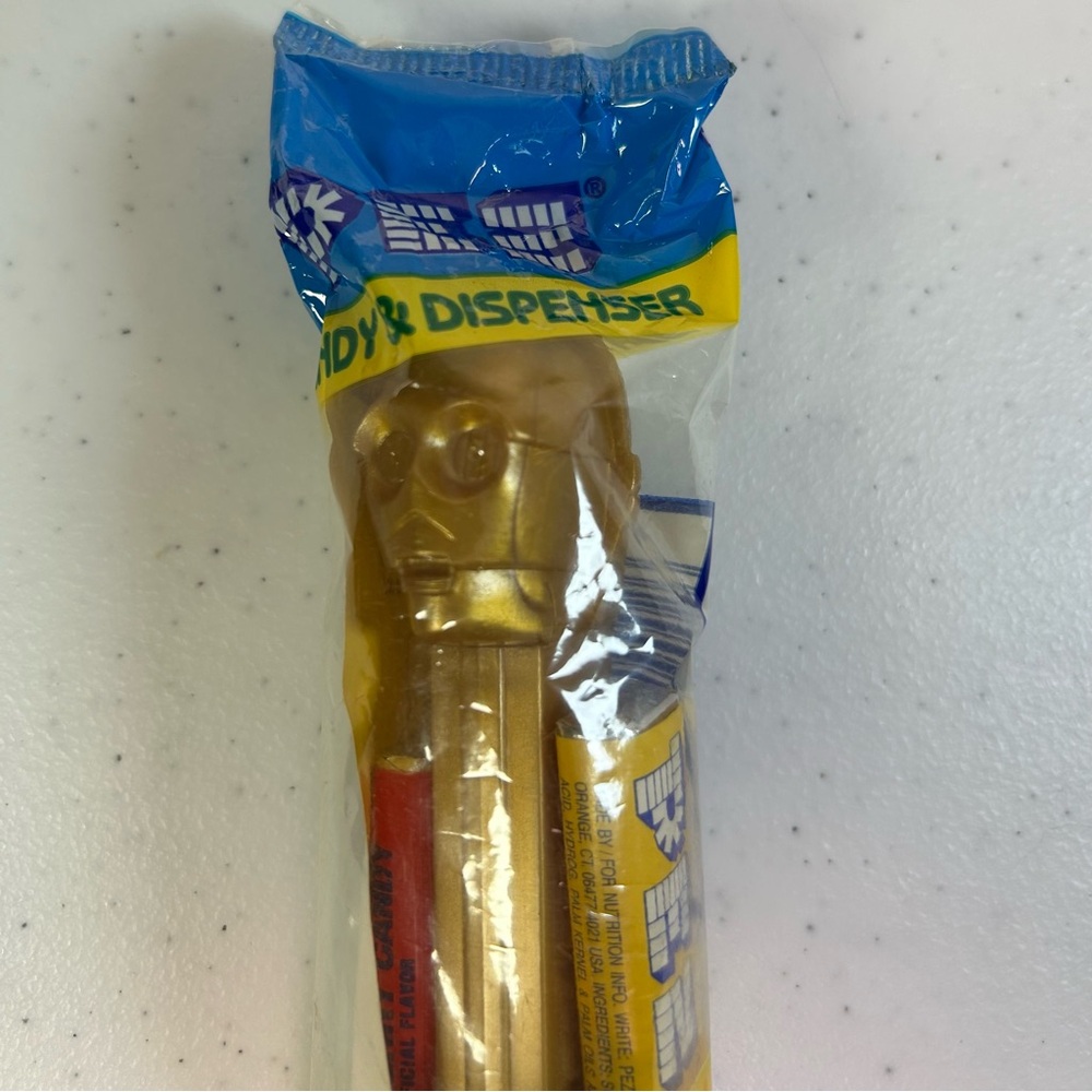 Vintage 1997 Star Wars C-3PO Gold PEZ Dispenser New Factory Sealed in Bag